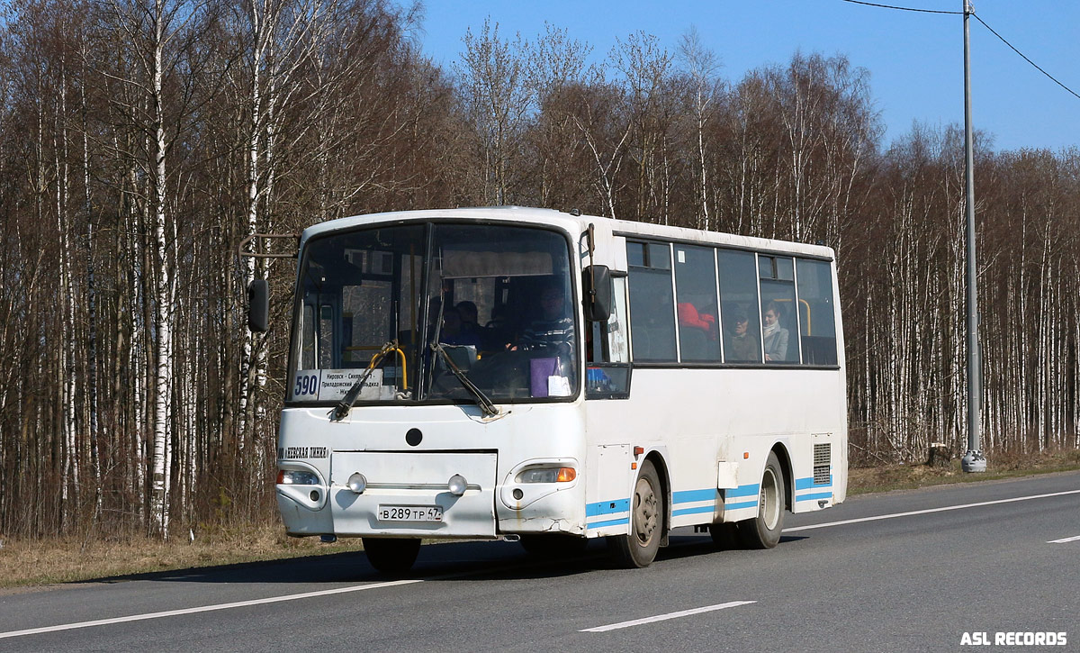 Ленинградская область, КАвЗ-4235-31 (2-2) № В 289 ТР 47