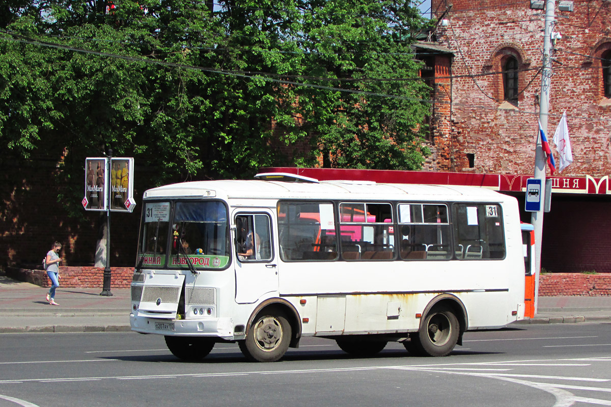 Nizhegorodskaya region, PAZ-32054 # О 207 АУ 152