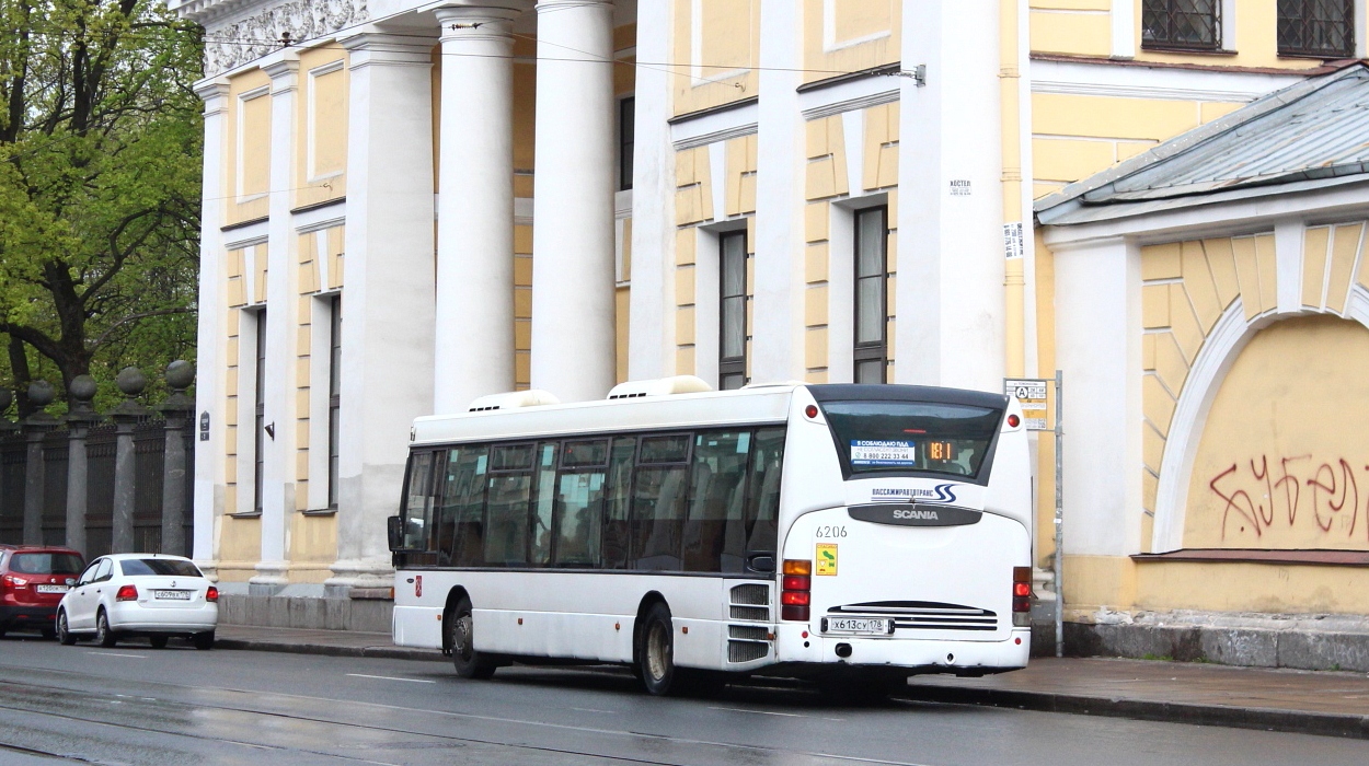 Санкт-Петербург, Scania OmniLink I (Скания-Питер) № 6206