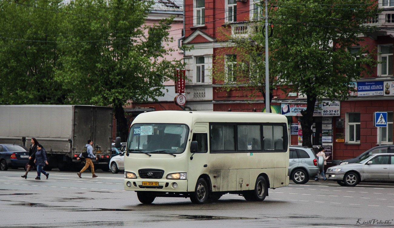 Алтайский край, Hyundai County SWB C08 (РЗГА) № АО 358 22