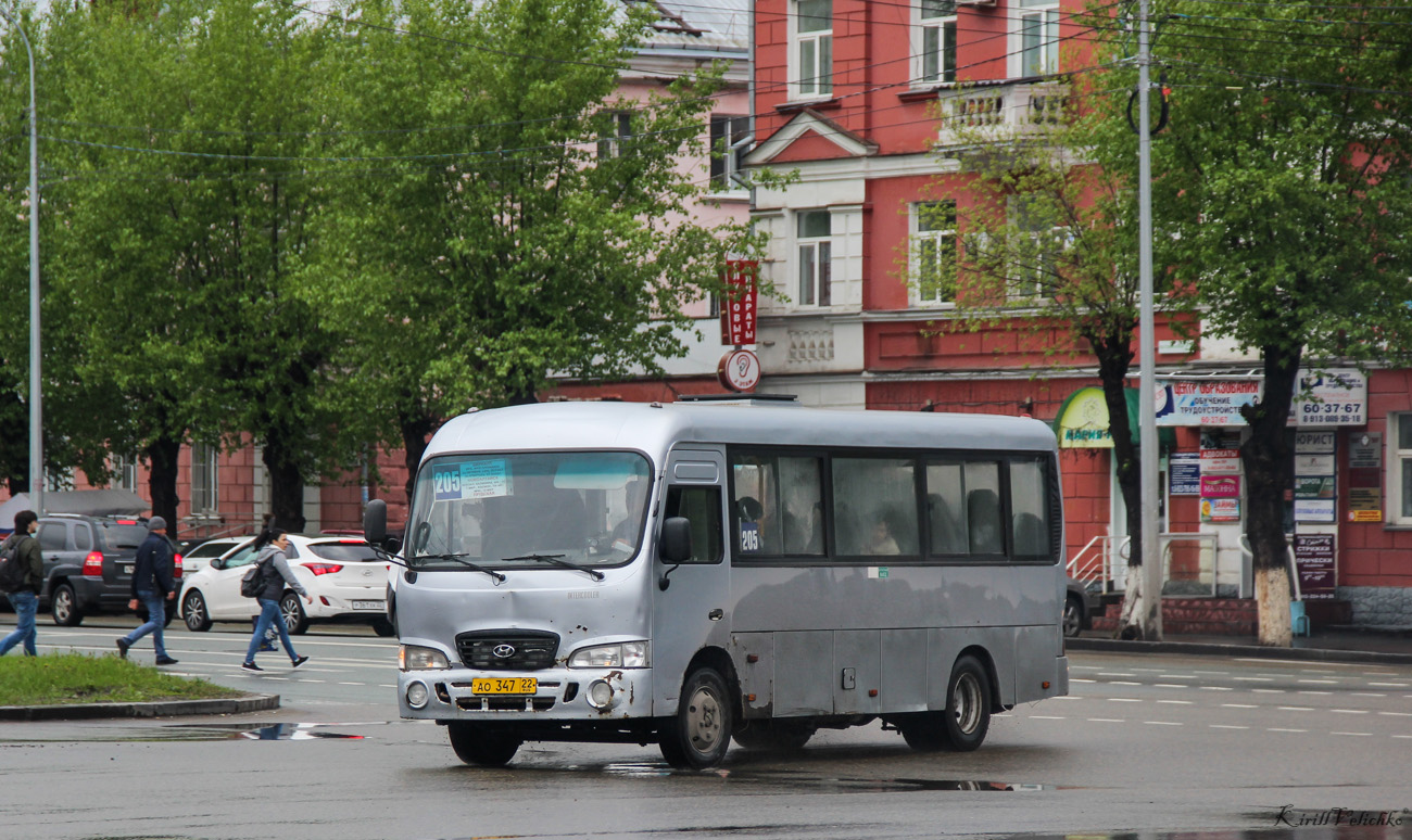 Алтайский край, Hyundai County LWB C11 (ТагАЗ) № АО 347 22