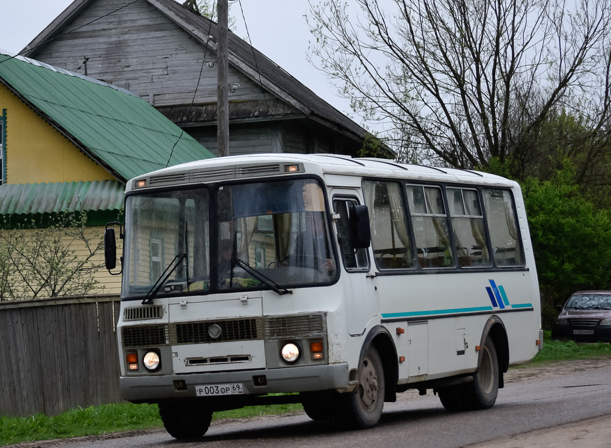 Тверская область, ПАЗ-32053 № Р 003 ОР 69