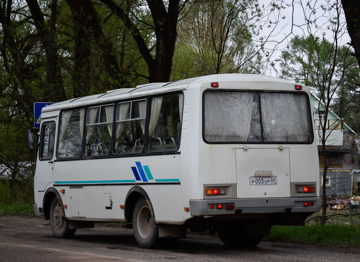 Тверская область, ПАЗ-32053 № Р 003 ОР 69