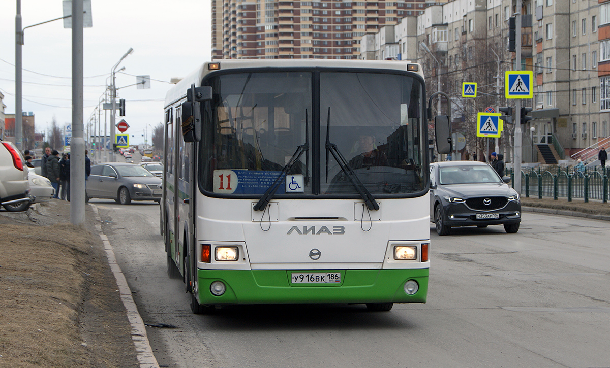 Ханты-Мансийский АО, ЛиАЗ-5293.60 № У 916 ВК 186