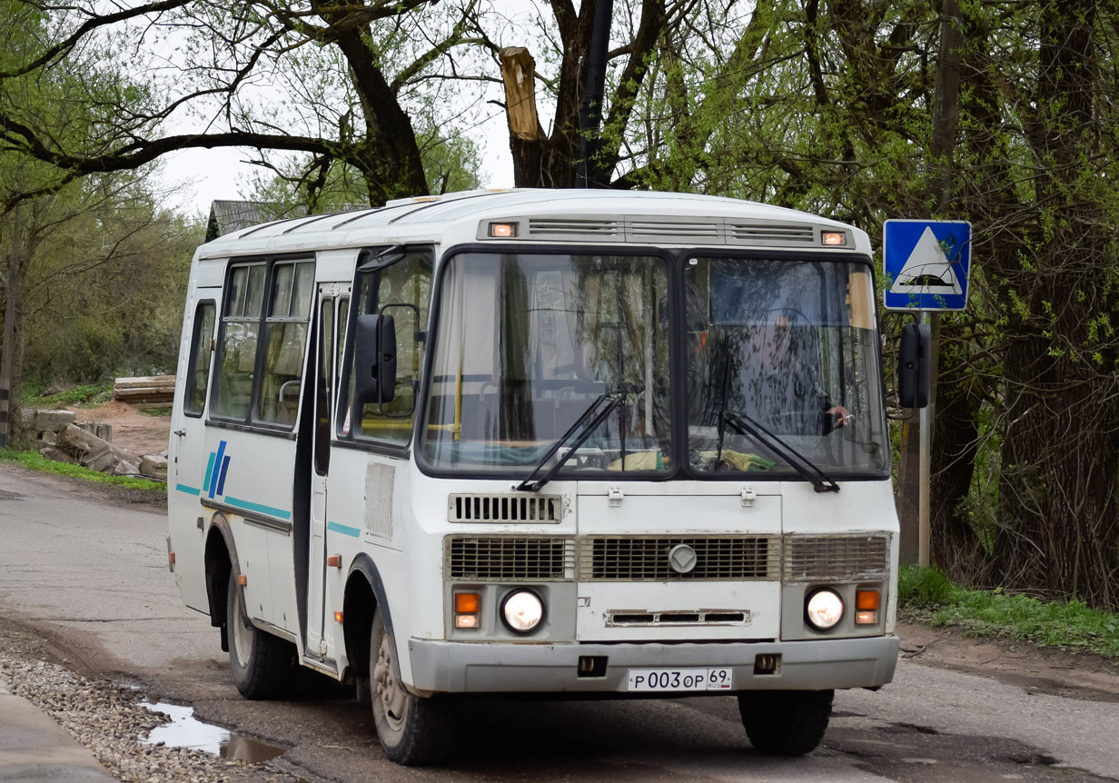 Тверская область, ПАЗ-32053 № Р 003 ОР 69