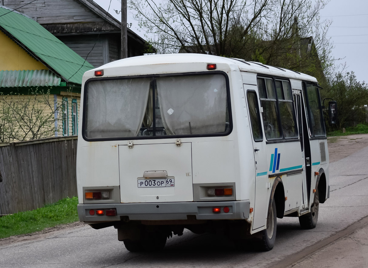 Тверская область, ПАЗ-32053 № Р 003 ОР 69