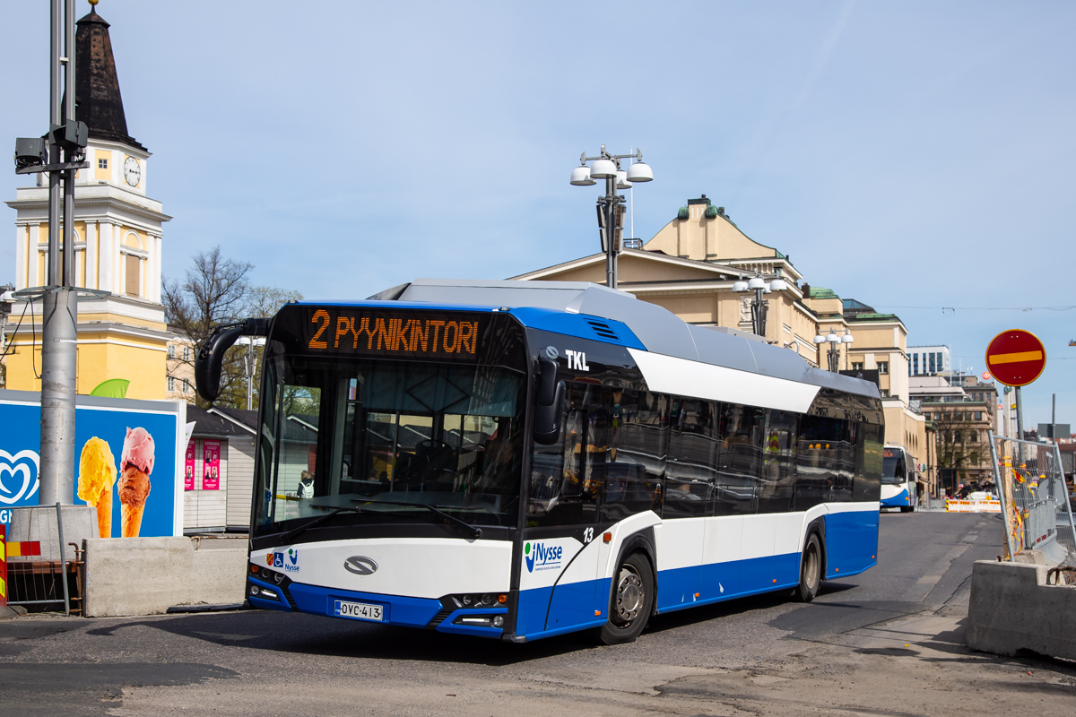 Финляндия, Solaris Urbino IV 12 electric № 13