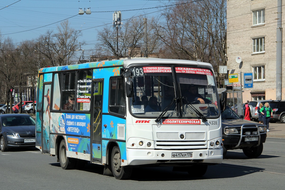 Санкт-Петербург, ПАЗ-320402-05 № n328