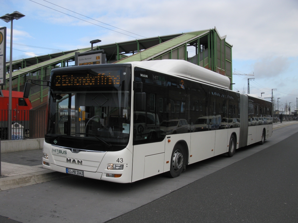 Гессен, MAN A23 Lion's City G NG313 CNG № 43