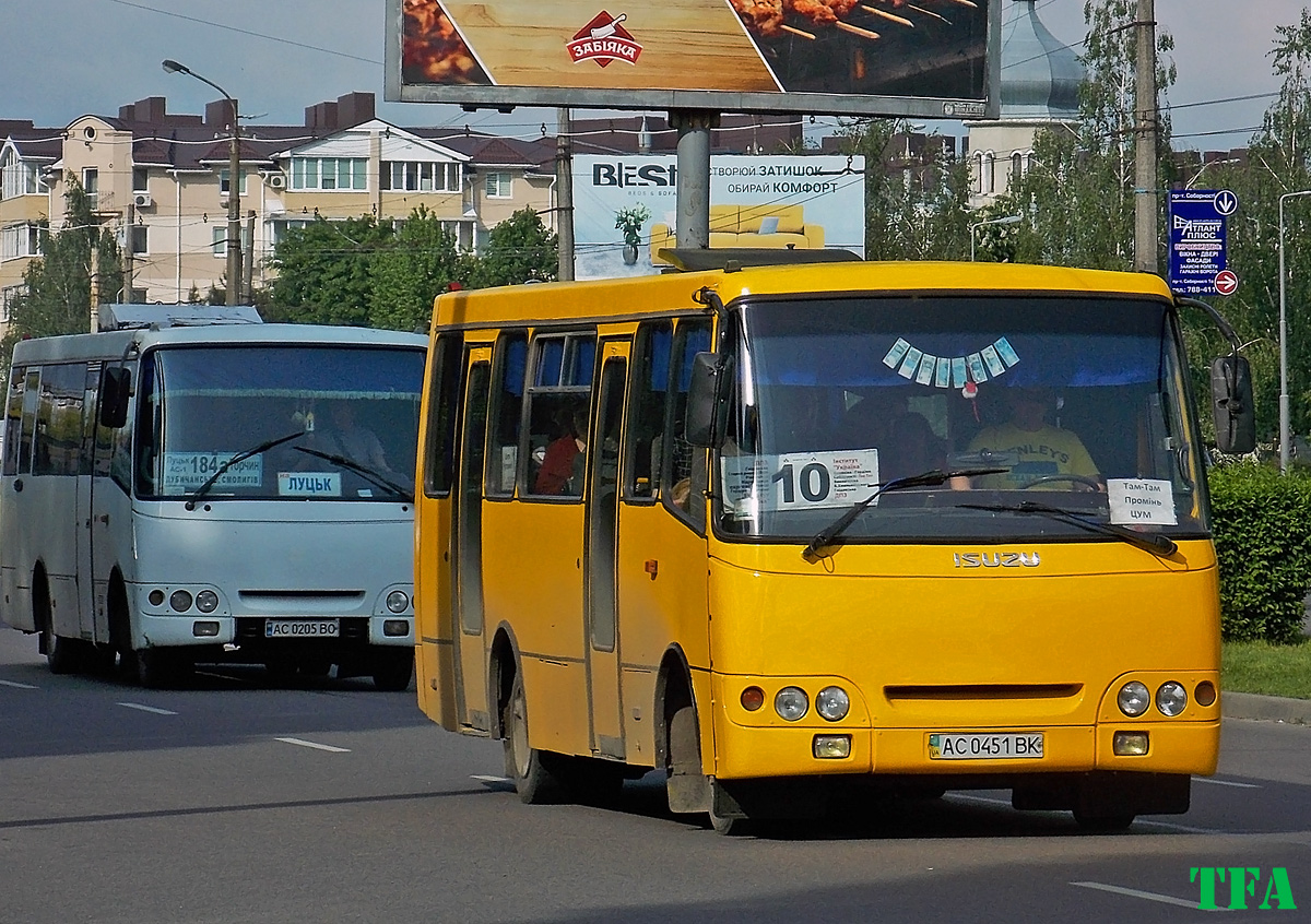 Волынская область, Богдан А09202 (ЛуАЗ) № AC 0451 BK