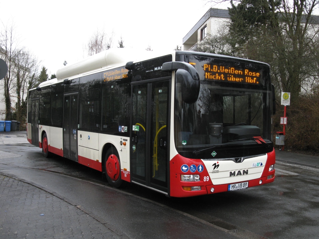 Hesse, MAN A21 Lion's City NL313 CNG Nr 89