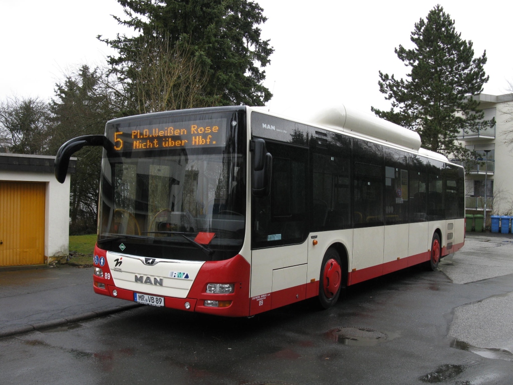 Гессен, MAN A21 Lion's City NL313 CNG № 89