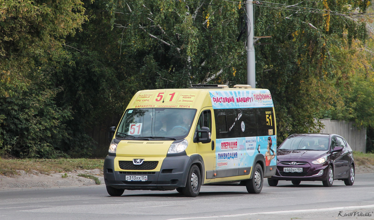 Новосибирская область, Промтех-22437* (Peugeot Boxer) № С 313 ХХ 154