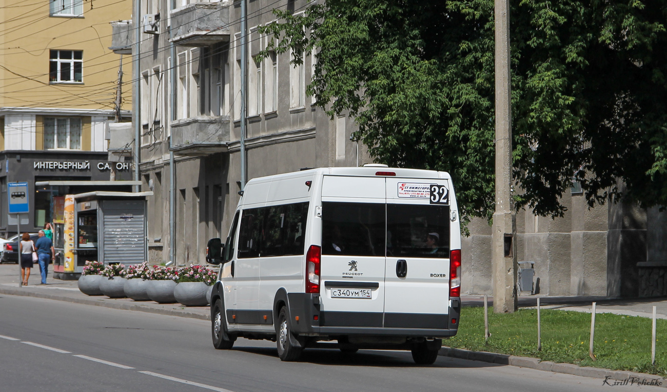 Новосибирская область, Нижегородец-2227SK (Peugeot Boxer) № С 340 УМ 154