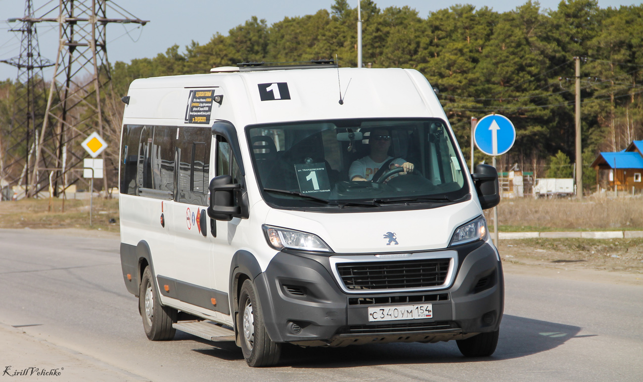 Новосибирская область, Нижегородец-2227SK (Peugeot Boxer) № С 340 УМ 154