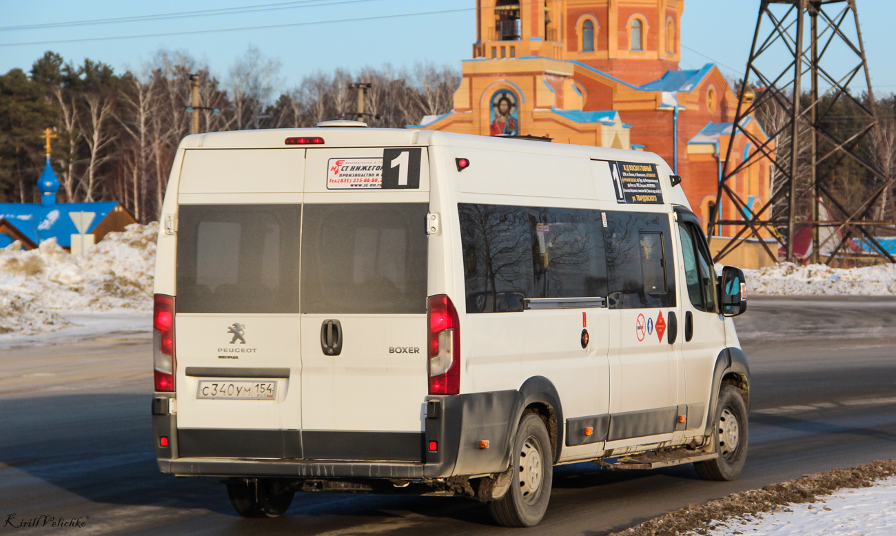 Новосибирская область, Нижегородец-2227SK (Peugeot Boxer) № С 340 УМ 154