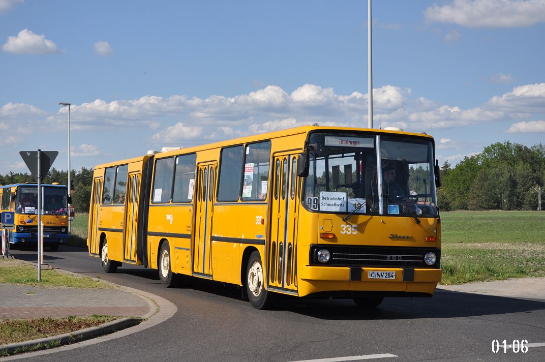 Саксония, Ikarus 280.02 № 335; Бранденбург — 6. Ikarus-Bus-Treffen in Deutschland & Tag der offenen Tür  — Cottbus, 18.05.2019