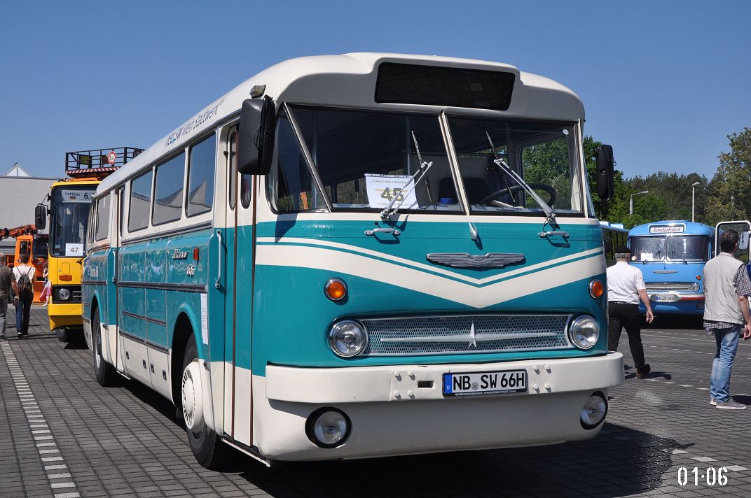 Mecklenburg-Vorpommern, Ikarus  66.62 Nr. NB-SW 66H; Brandenburg — 6. Ikarus-Bus-Treffen in Deutschland & Tag der offenen Tür  — Cottbus, 18.05.2019