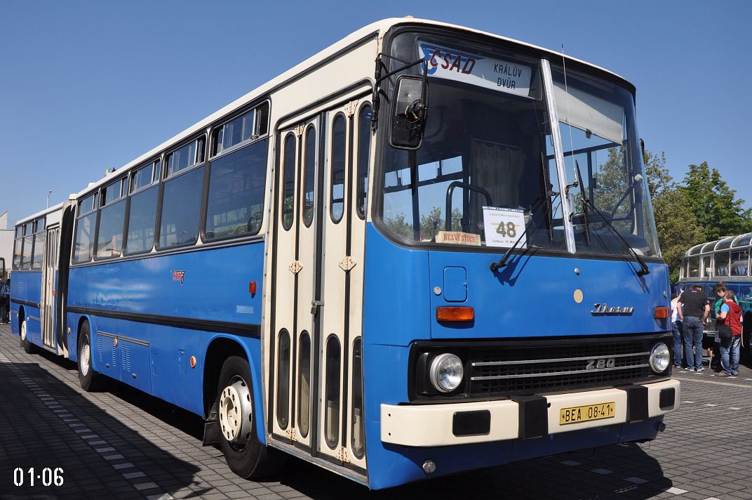 Česko, Ikarus 280.10 č. BEA 08-41; Braniborsko — 6. Ikarus-Bus-Treffen in Deutschland & Tag der offenen Tür  — Cottbus, 18.05.2019