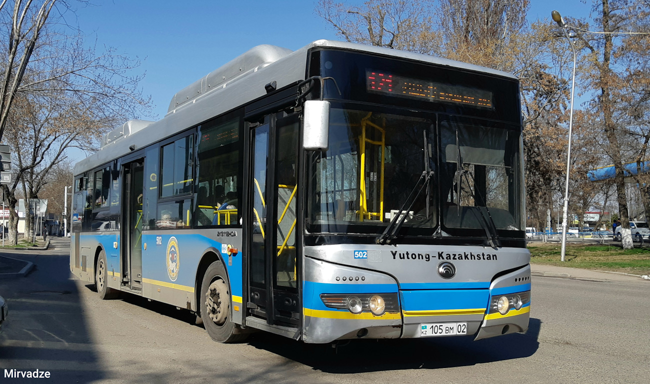 Алматы, Yutong ZK6118HGA № 502