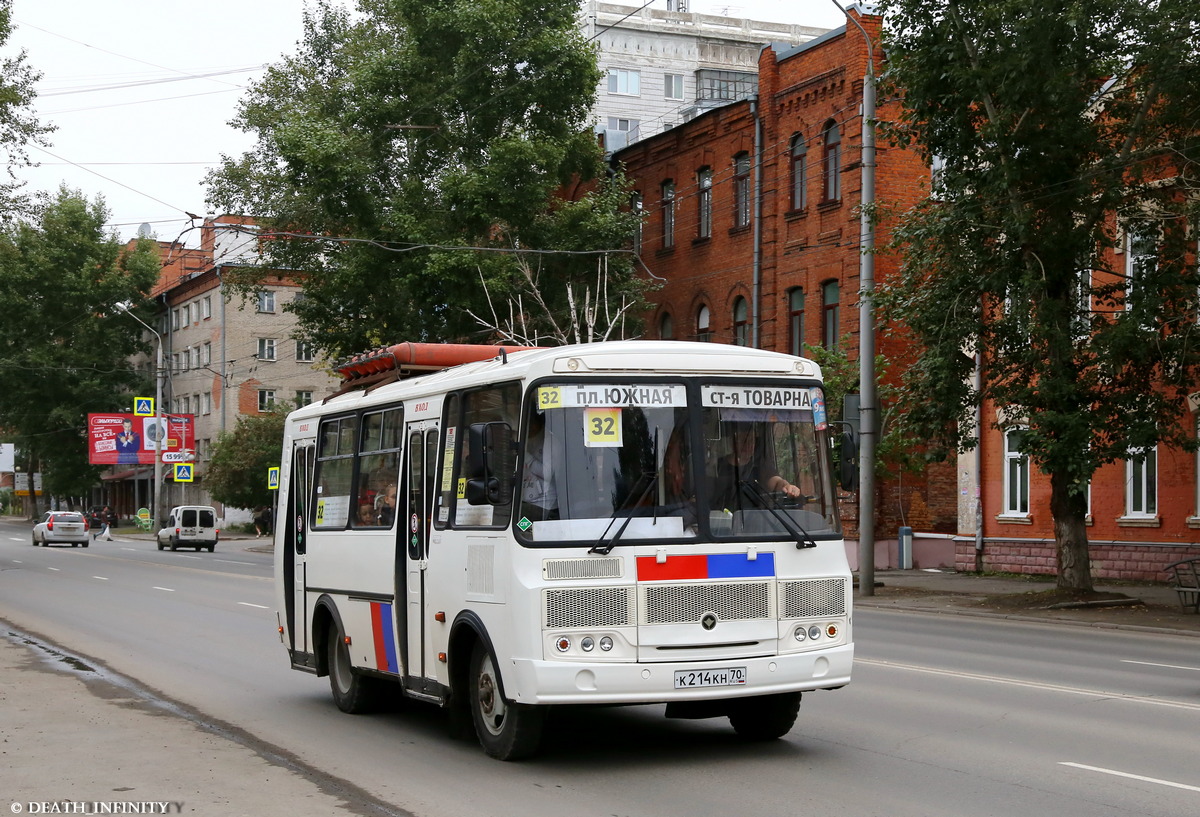 Томская область, ПАЗ-32054 № К 214 КН 70