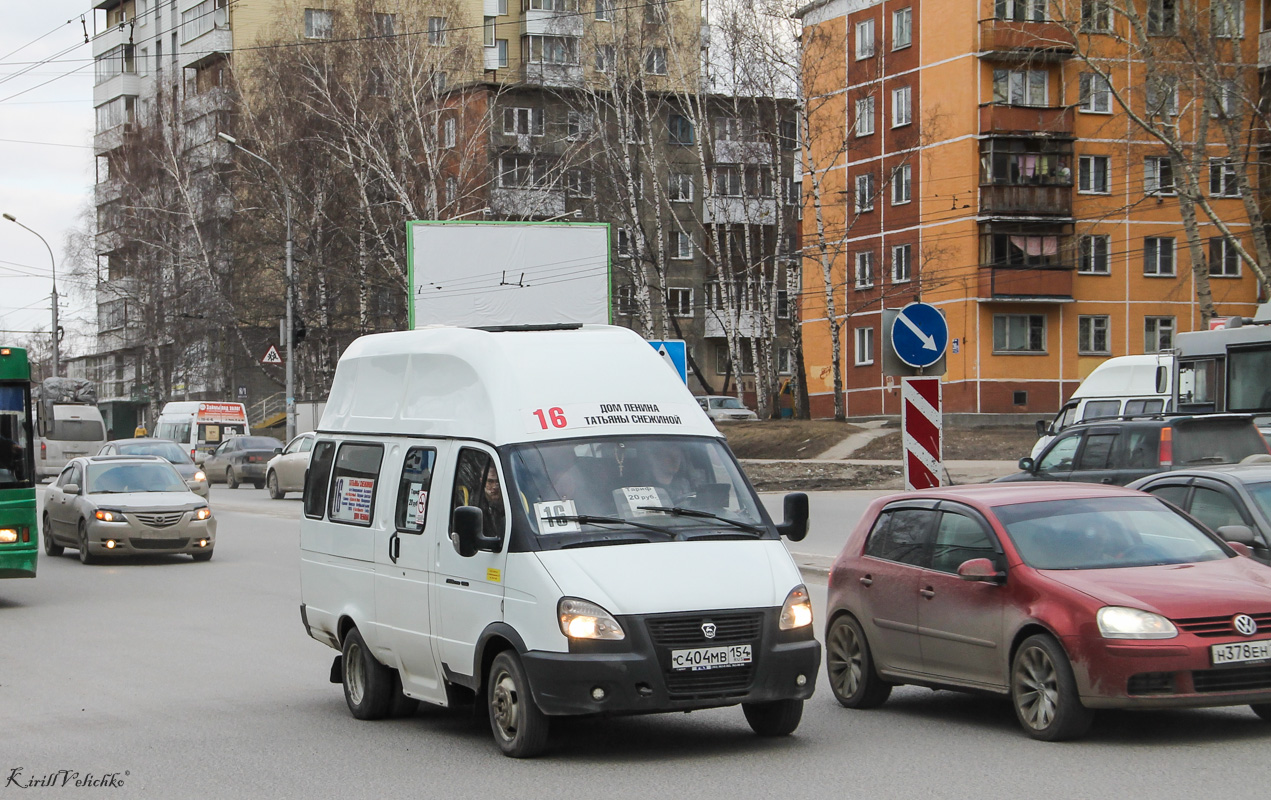 Novosibirsk region, Luidor-225000 (GAZ-322133) Nr. С 404 МВ 154