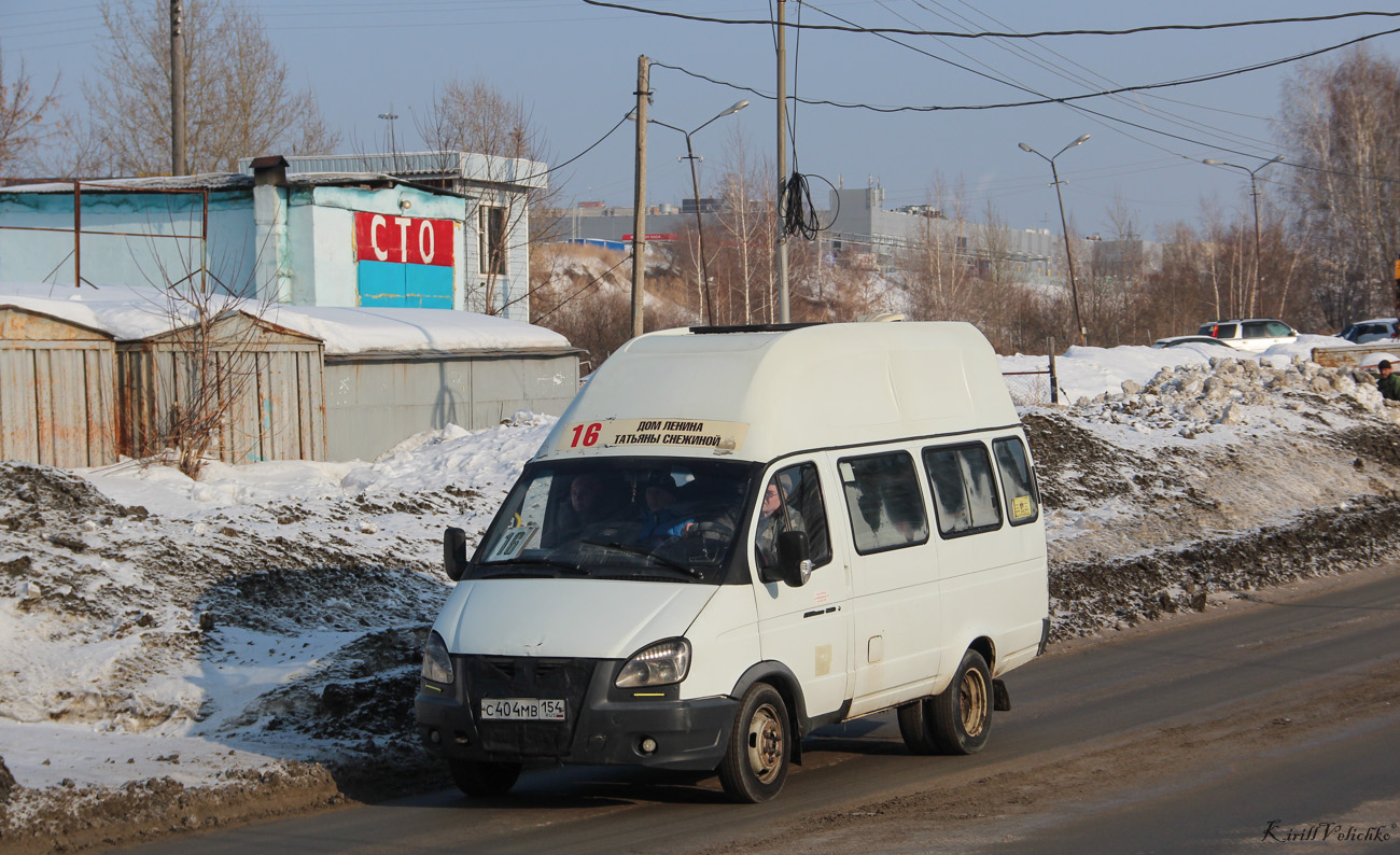 Novoszibirszki terület, Luidor-225000 (GAZ-322133) sz.: С 404 МВ 154