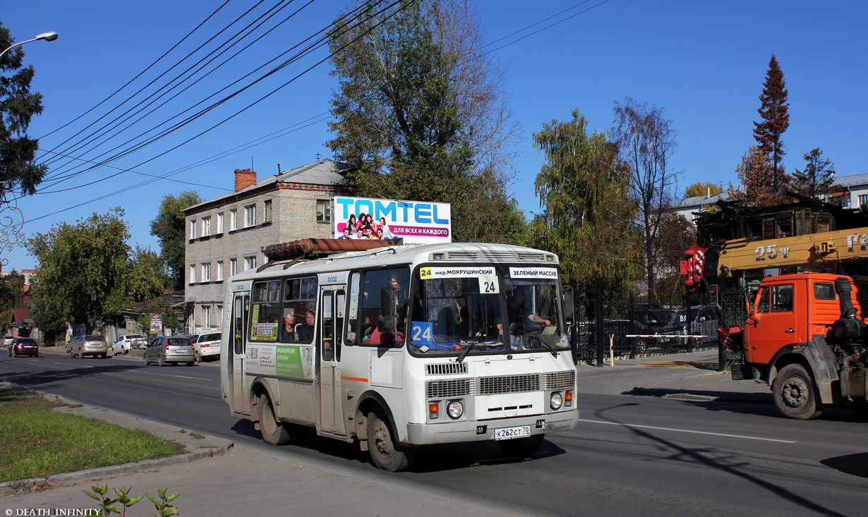 Tomsk region, PAZ-32054 # К 262 СТ 70
