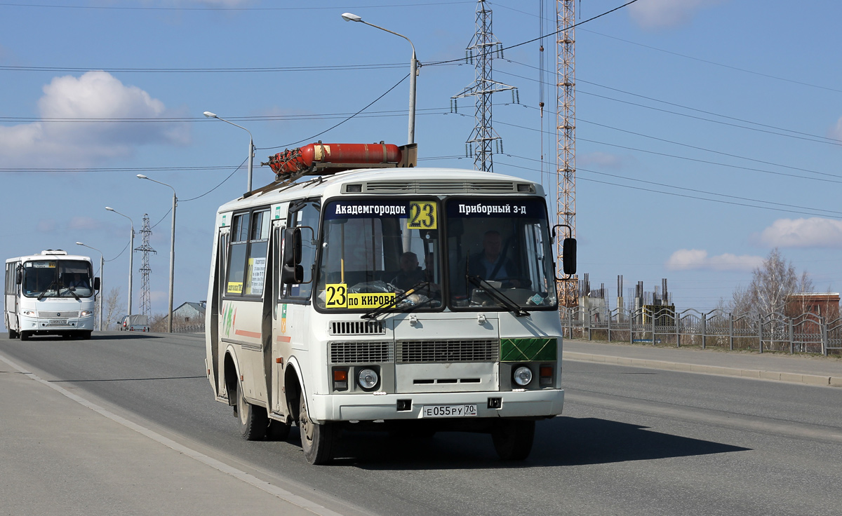 Томская область, ПАЗ-32054 № Е 055 РУ 70