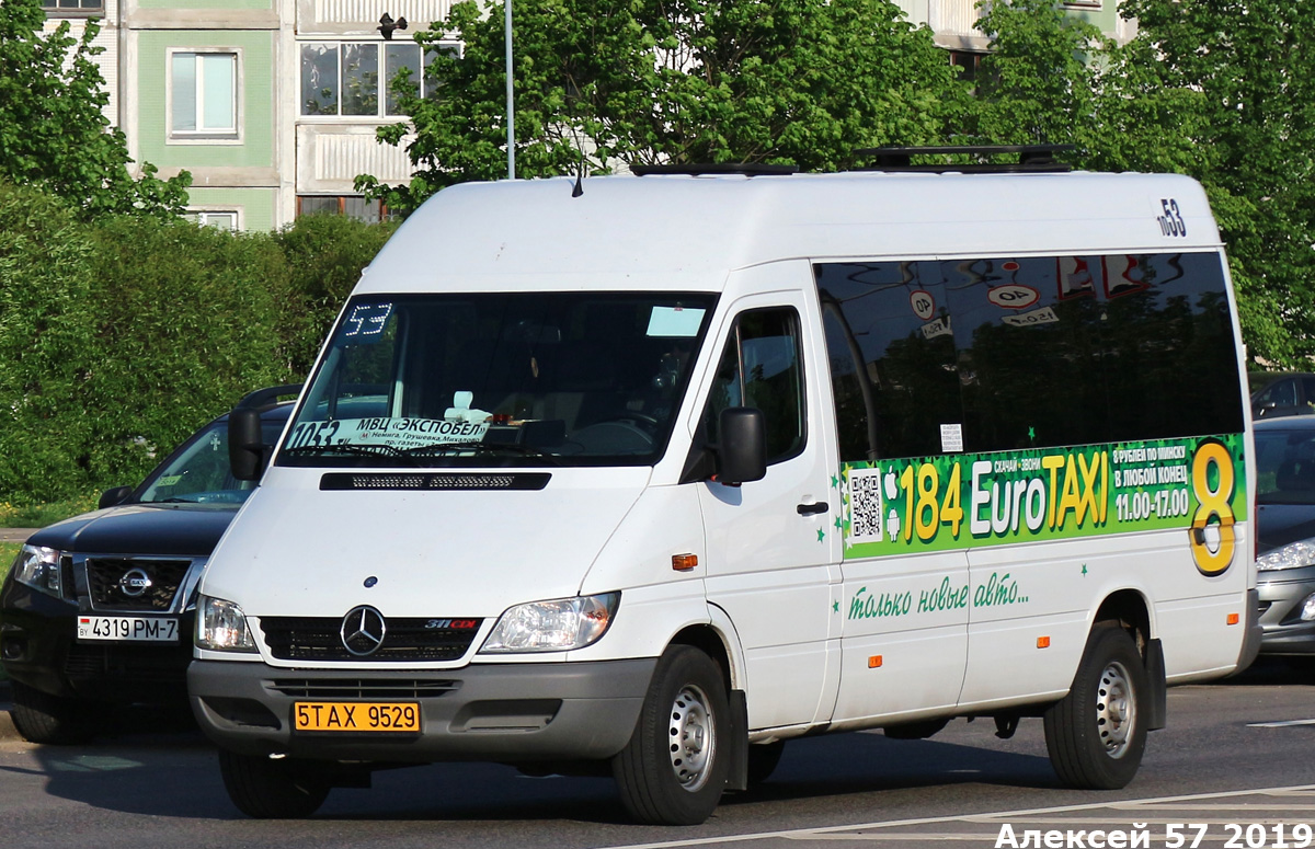 Минск, Mercedes-Benz Sprinter № 5 ТАХ 9529 — Фото — Автобусный транспорт