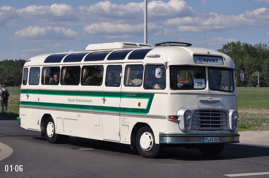 Тюрингия, Ikarus 31 № 200; Бранденбург — 6. Ikarus-Bus-Treffen in Deutschland & Tag der offenen Tür  — Cottbus, 18.05.2019