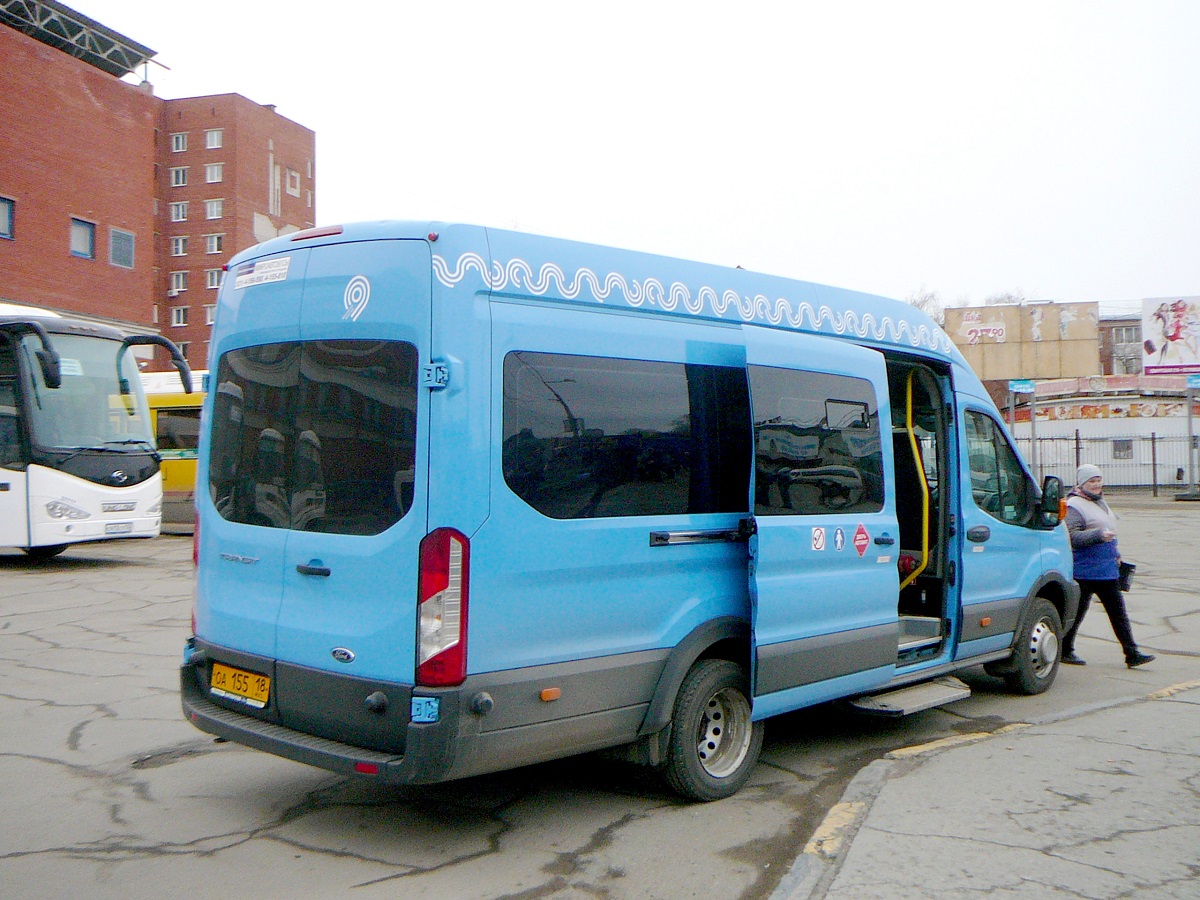 Удмуртия, Ford Transit FBD [RUS] (Z6F.ESG.) № ОА 155 18 — Фото — Автобусный  транспорт