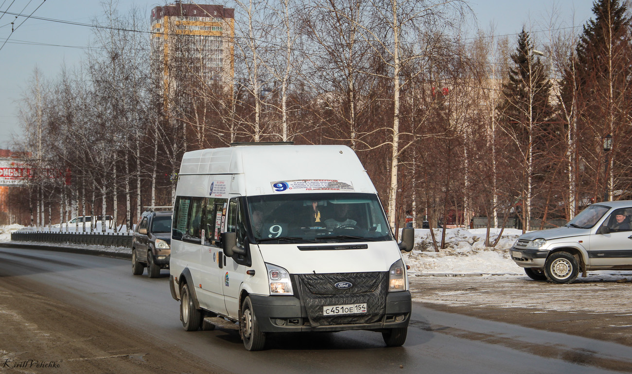 Новосибирская область, Нижегородец-222709  (Ford Transit) № С 451 ОЕ 154