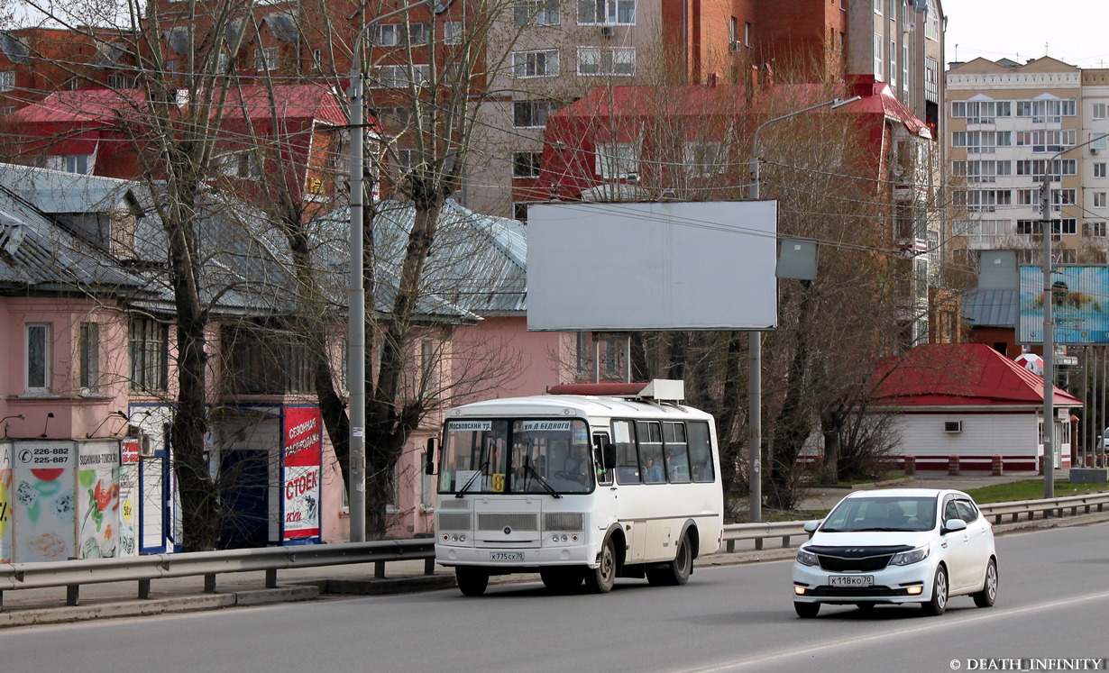 Томская область, ПАЗ-32054 № К 775 СХ 70