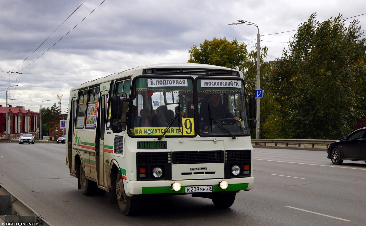 Томская область, ПАЗ-32054 № К 209 МЕ 70