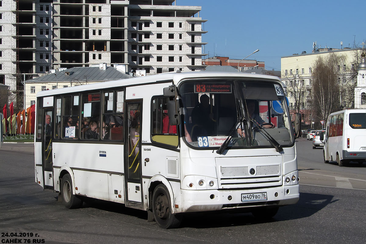 Ярославская область, ПАЗ-320412-05 № М 409 ВО 76