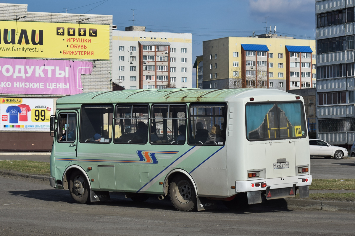 Алтайский край, ПАЗ-32053 № Р 848 ВУ 55