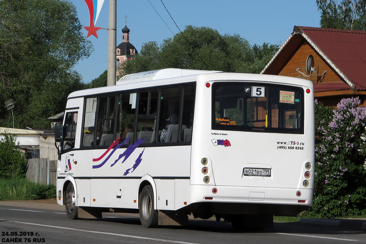 Ярославская область, ПАЗ-320412-04 "Вектор" № В 021 ВО 799