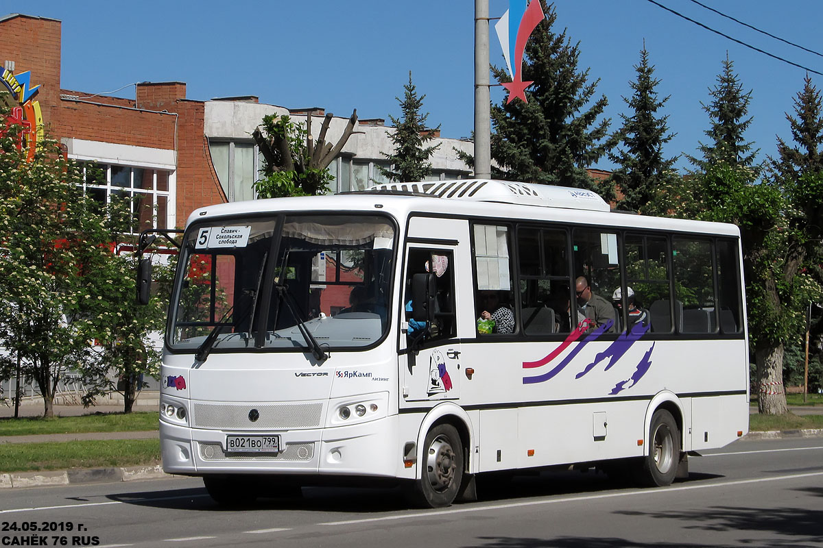 Ярославская область, ПАЗ-320412-04 "Вектор" № В 021 ВО 799