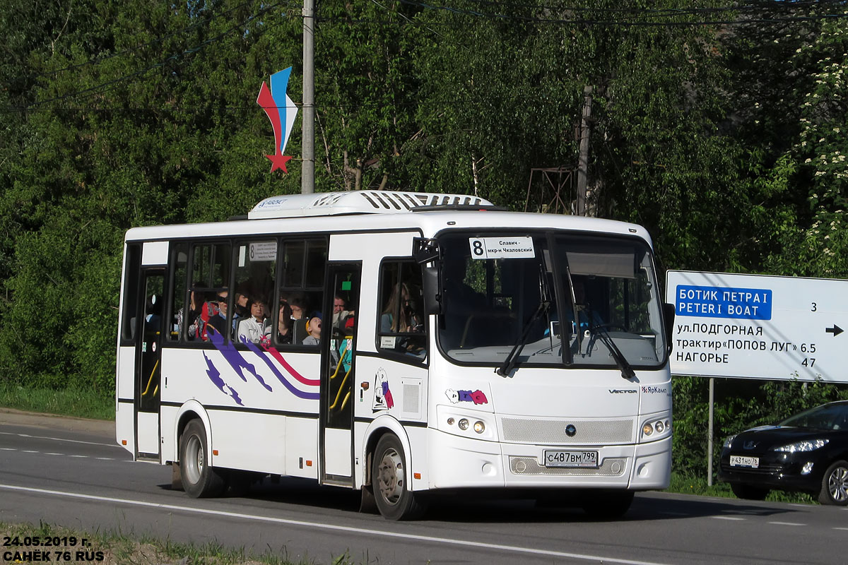 Ярославская область, ПАЗ-320412-04 "Вектор" № С 487 ВМ 799