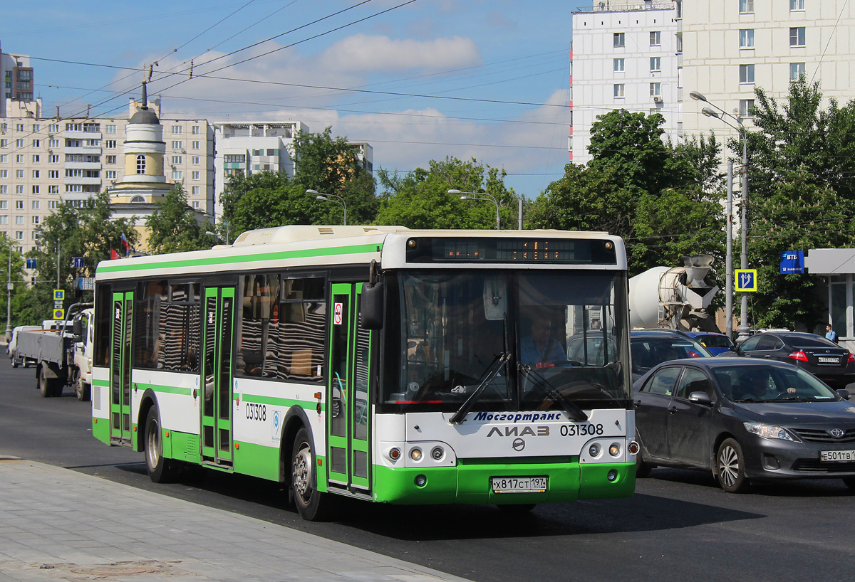 Москва, ЛиАЗ-5292.22 (2-2-2) № 031308