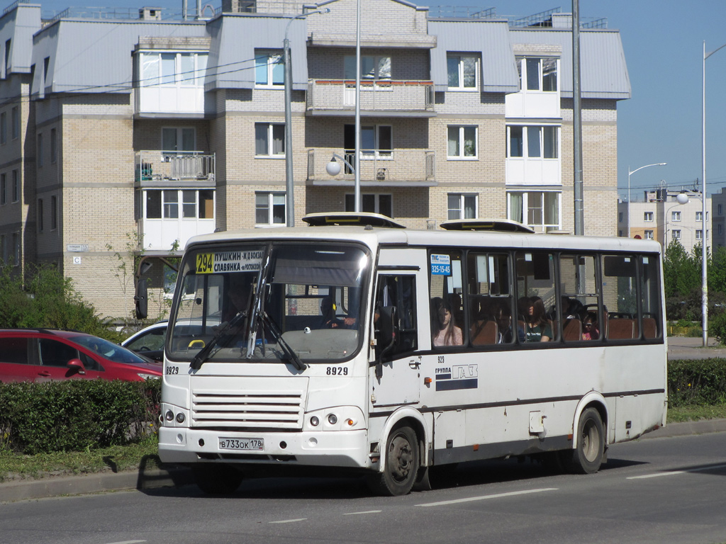 Санкт-Петербург, ПАЗ-320412-05 № 8929