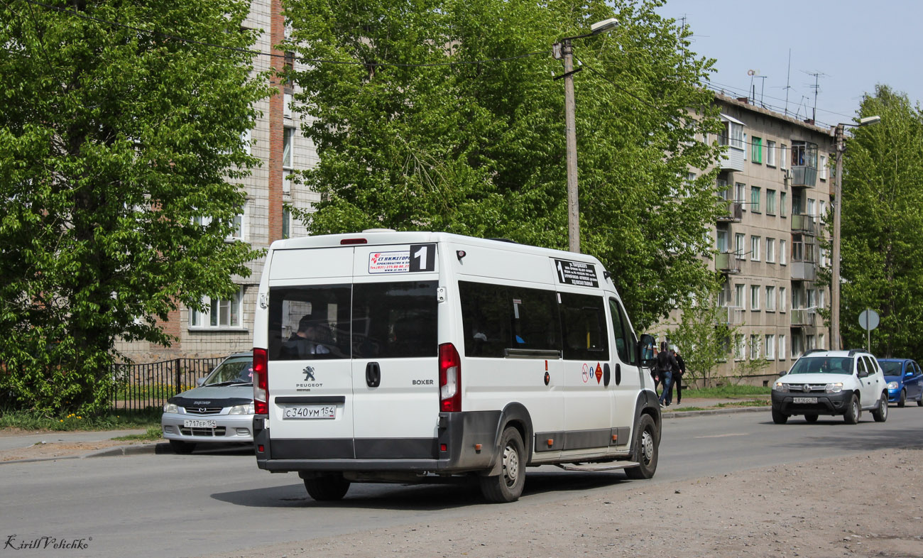 Новосибирская область, Нижегородец-2227SK (Peugeot Boxer) № С 340 УМ 154