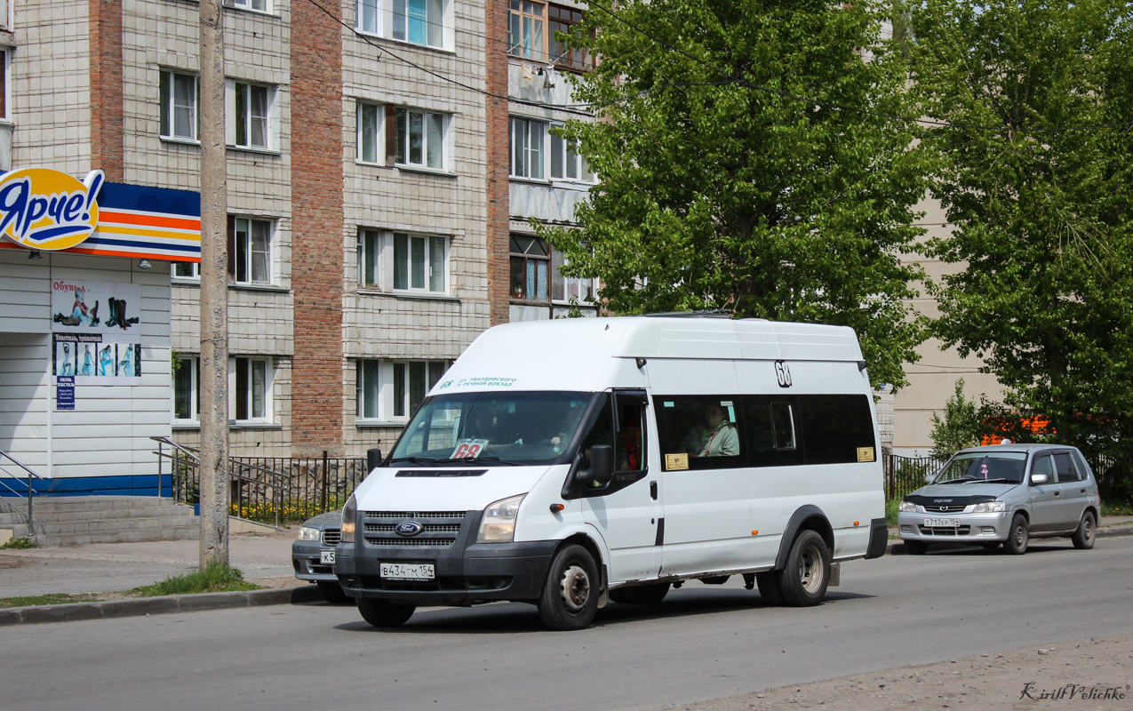 Новосибирская область, Нижегородец-222709  (Ford Transit) № В 434 ТМ 154