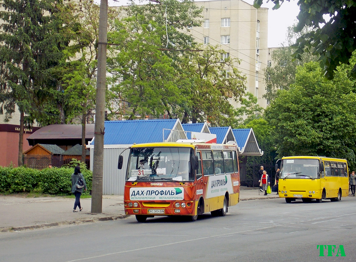 Волынская область, Богдан А09202 № AC 5854 BA; Волынская область, Богдан А09202 № AC 7551 BB