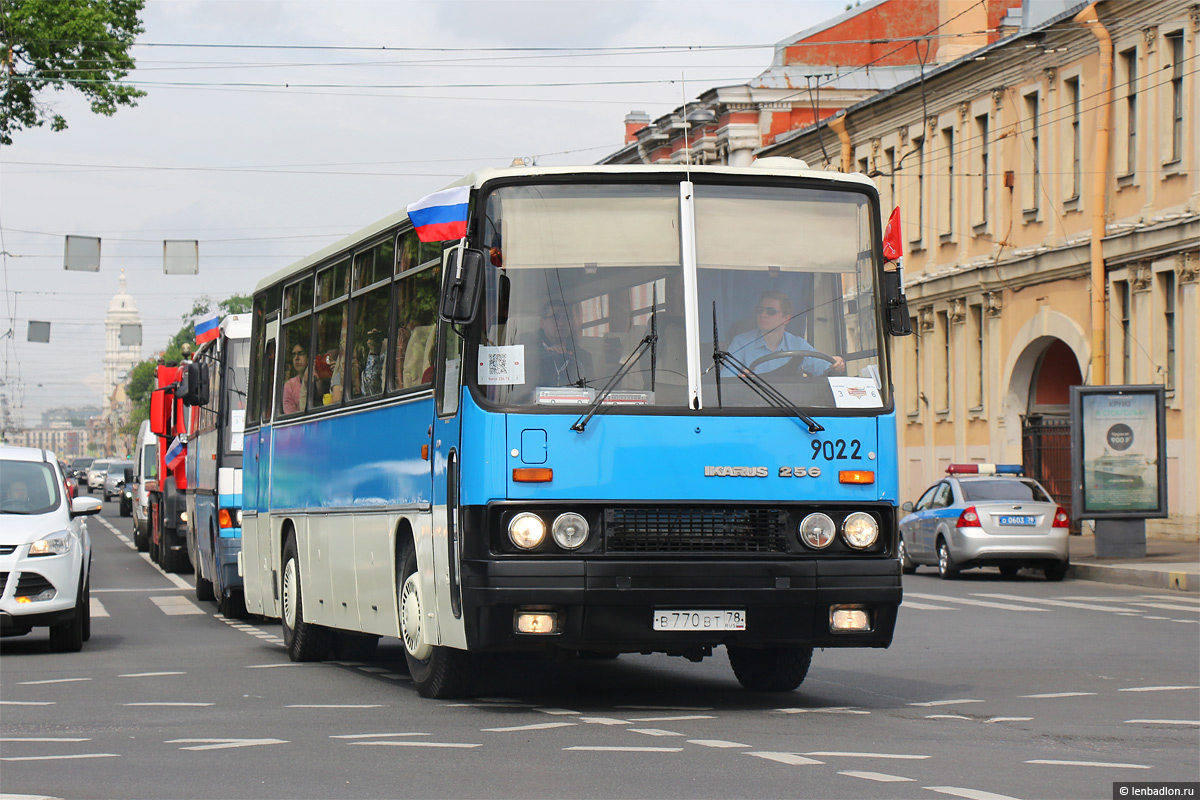 Санкт-Петербург, Ikarus 256.74 № 9022; Санкт-Петербург — I Международный транспортный фестиваль "SPbTransportFest-2019"