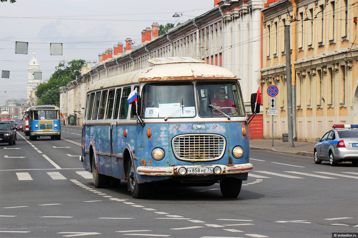 Sankt Peterburgas, Škoda 706 RTO Nr. Х 858 НЕ 74; Sankt Peterburgas — I World transport festival "SPbTransportFest-2019"