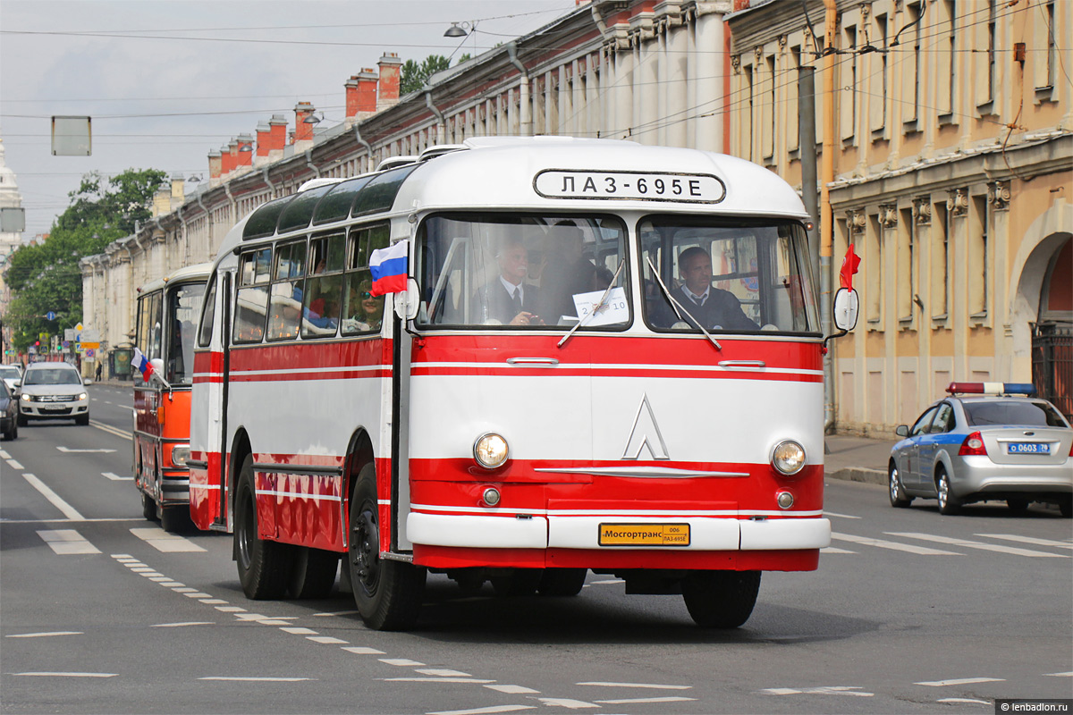 Moscow, LAZ-695E # 006; Saint Petersburg — I World transport festival "SPbTransportFest-2019"