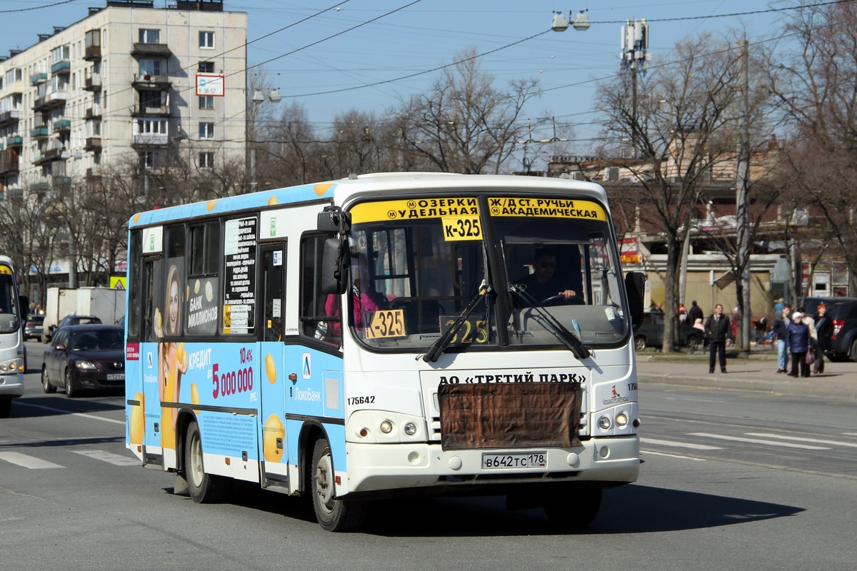 Санкт-Петербург, ПАЗ-320402-05 № В 642 ТС 178