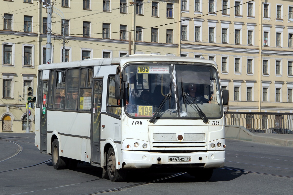 Санкт-Петербург, ПАЗ-320412-05 № 7785